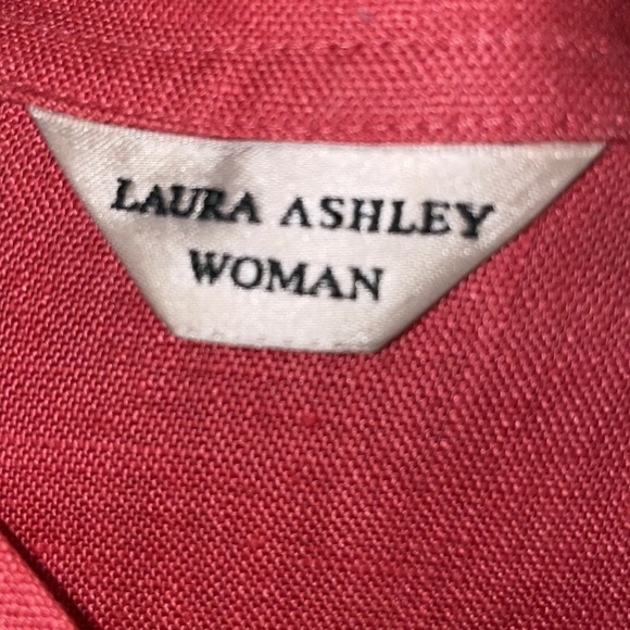 Women’s 2-Piece 100% Linen Set Laura Ashley Size 1X /20W Mauve - Picture 4 of 11